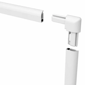 PUTUKAVÕRK RAAMIGA, AKNALE 120x140cm  (valge raam) - Image 3