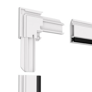 PUTUKAVÕRK RAAMIGA, UKSELE 100x210cm (valge raamiga) - Image 3