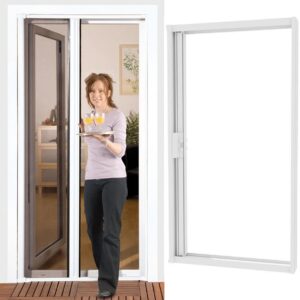 PUTUKAVÕRK RULOO-UKS, VALGE AL.RAAMIGA, 150X220 - Image 3